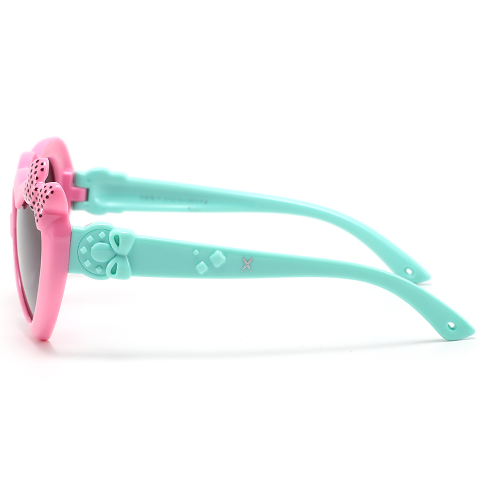 Xpi - Candy Heart Kids Polarized Sunglasses - Sweet Flamingo
