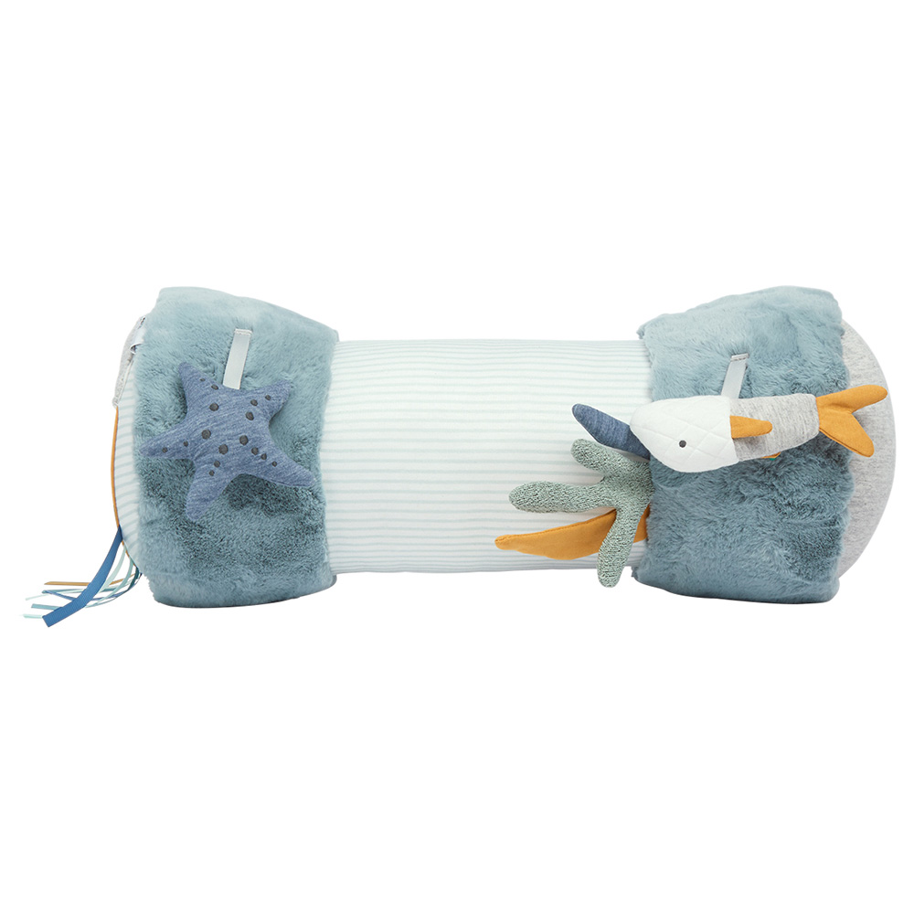 Mamas & Papas - Welcome to the World Under the Sea Tummy Time Roll - Blue
