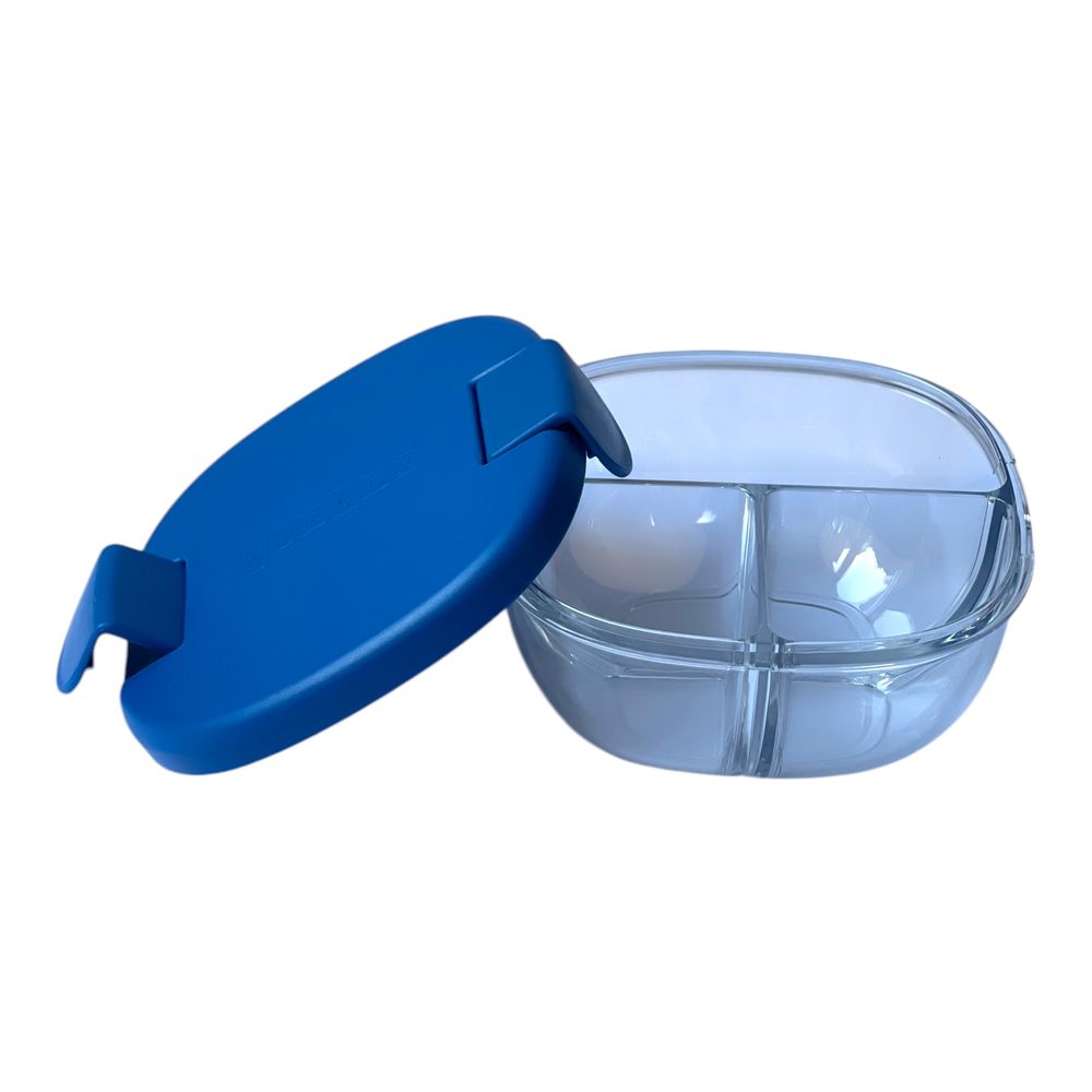 Yumbox - Snack Bowl Wiith 3 Compartments - Navy Blue