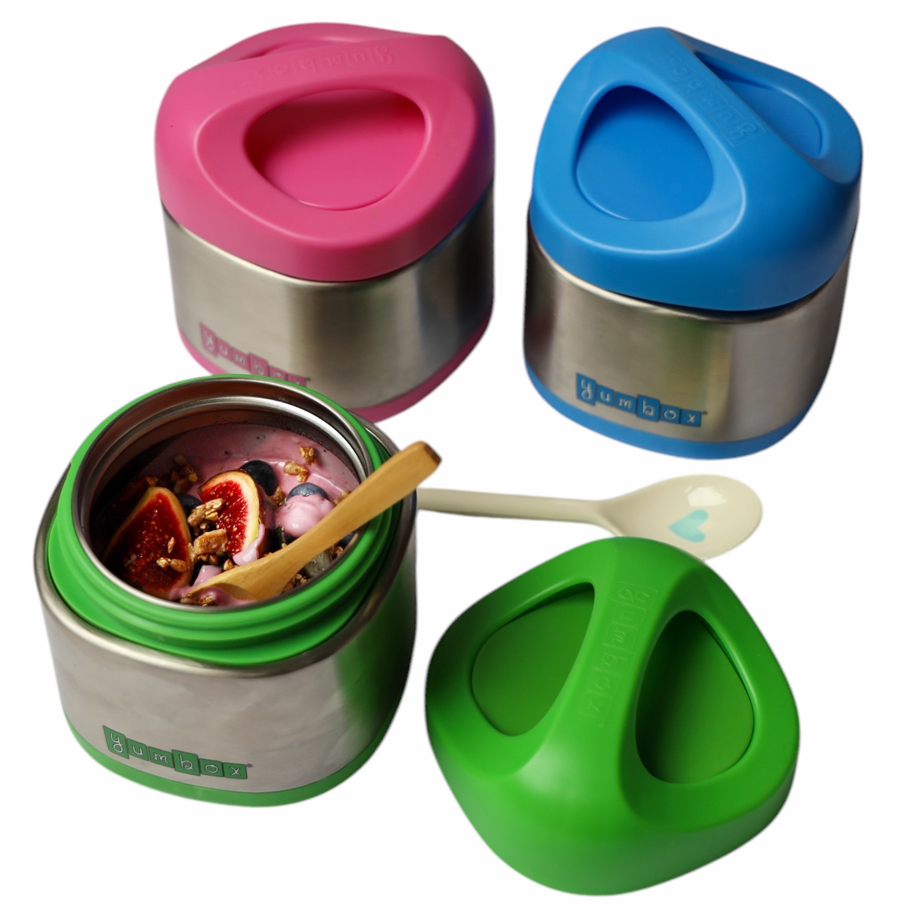 Yumbox - Cubi Thermal Food Jar - Berry Pink - 295 ml