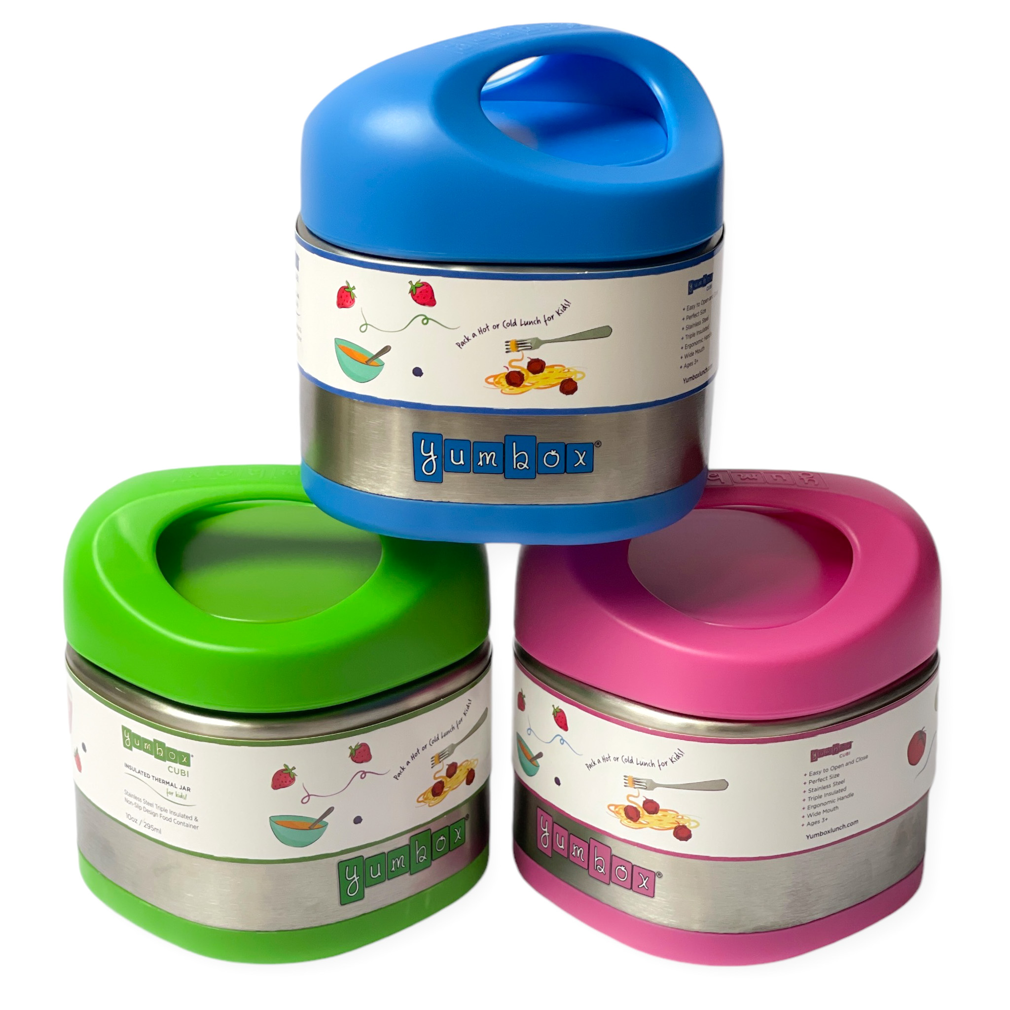 Yumbox - Cubi Thermal Food Jar - Surf Blue - 295 ml