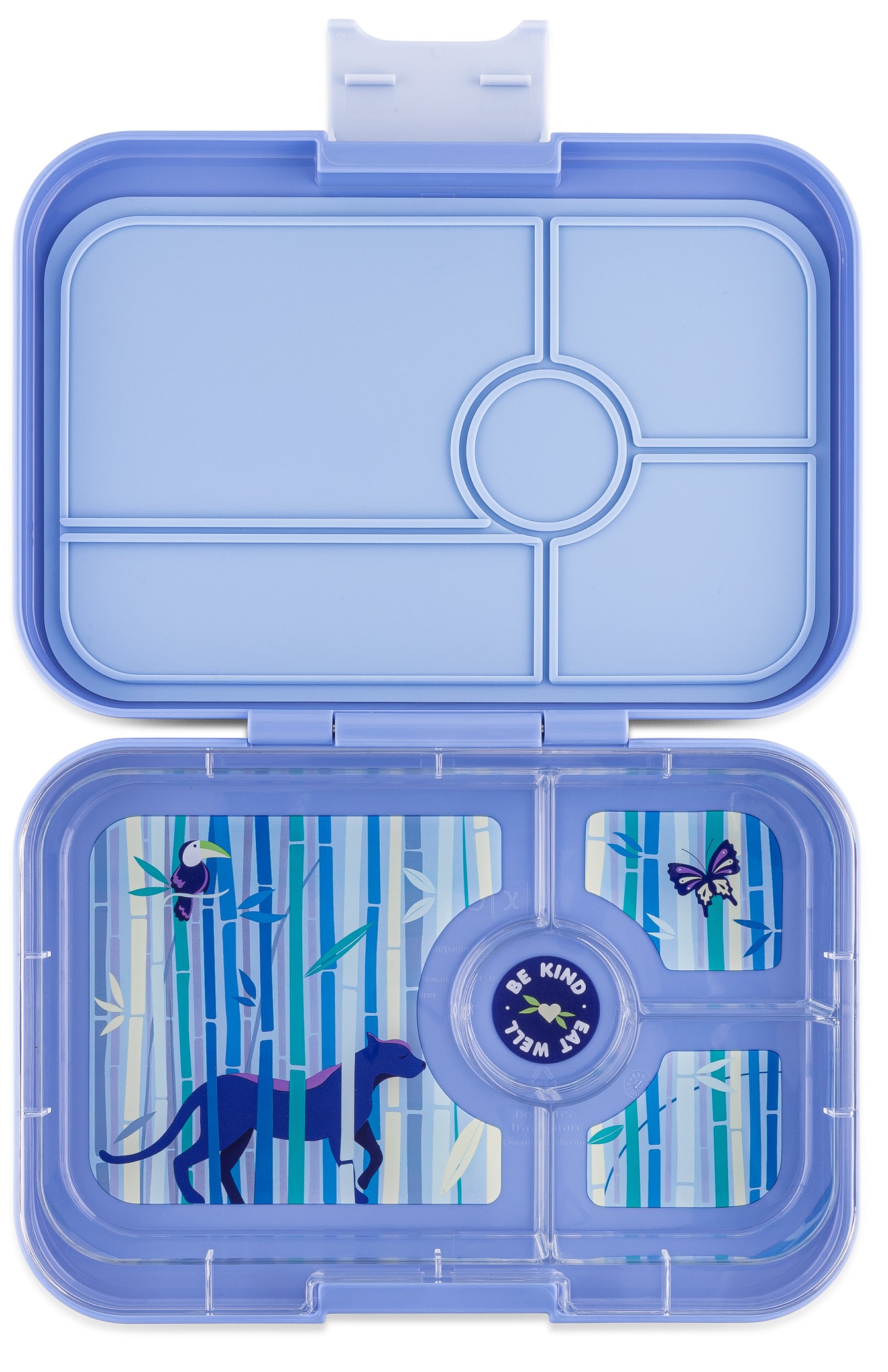 Yumbox - Tapas Bento Lunch Box With 4 Compartments - Hazy Blue Panther