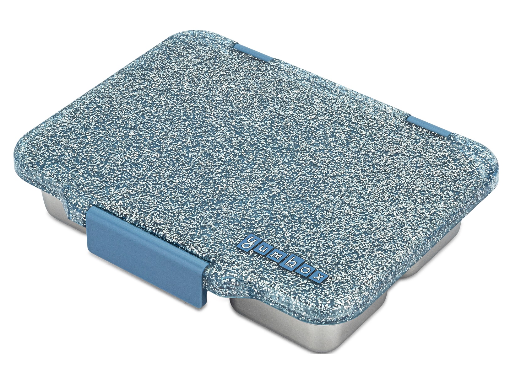 Yumbox - Pret Paris 4-Compartment Bento Box - Glitter Blue