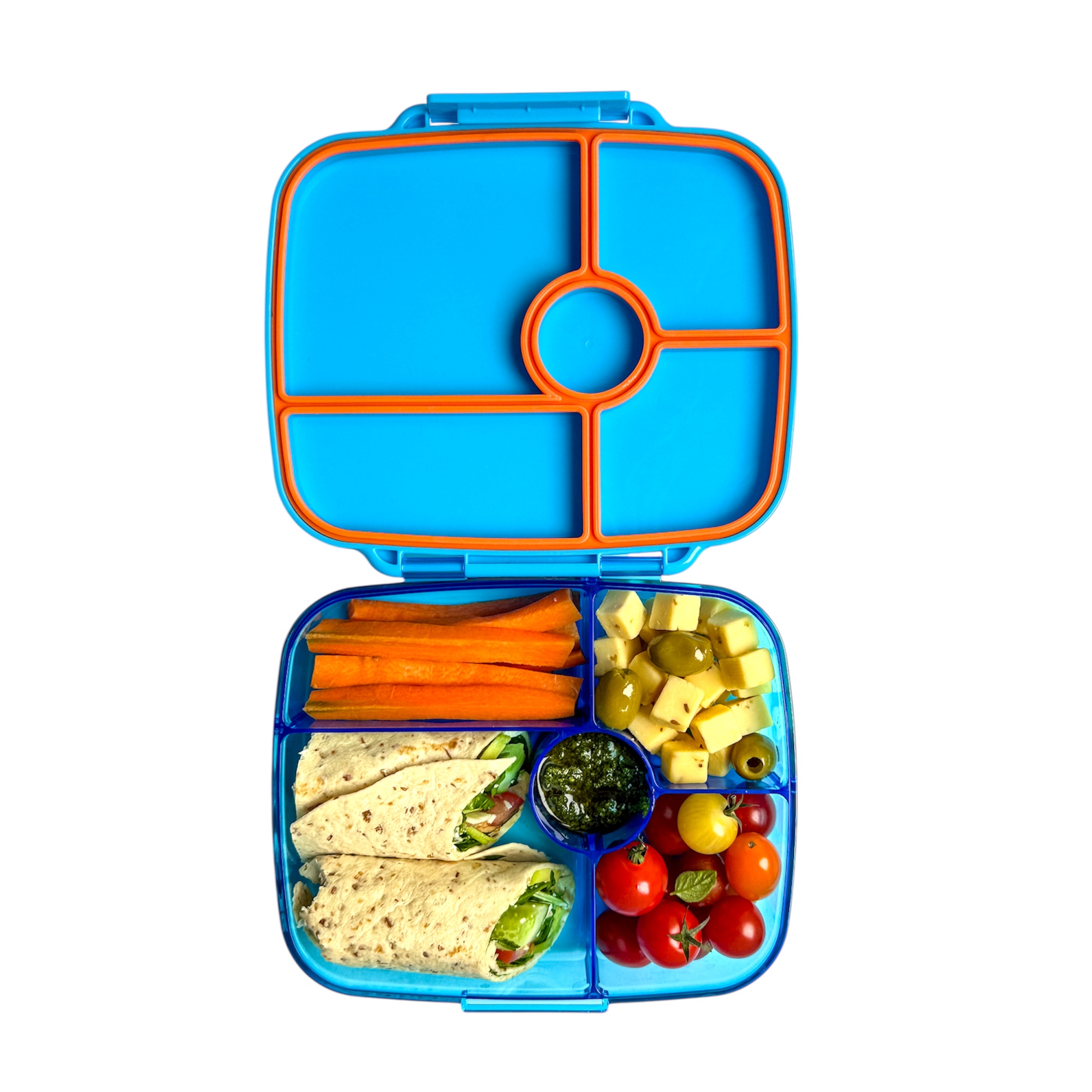 Yumbox - Go Bento Box Deep 5 Compartments - Miami Blue