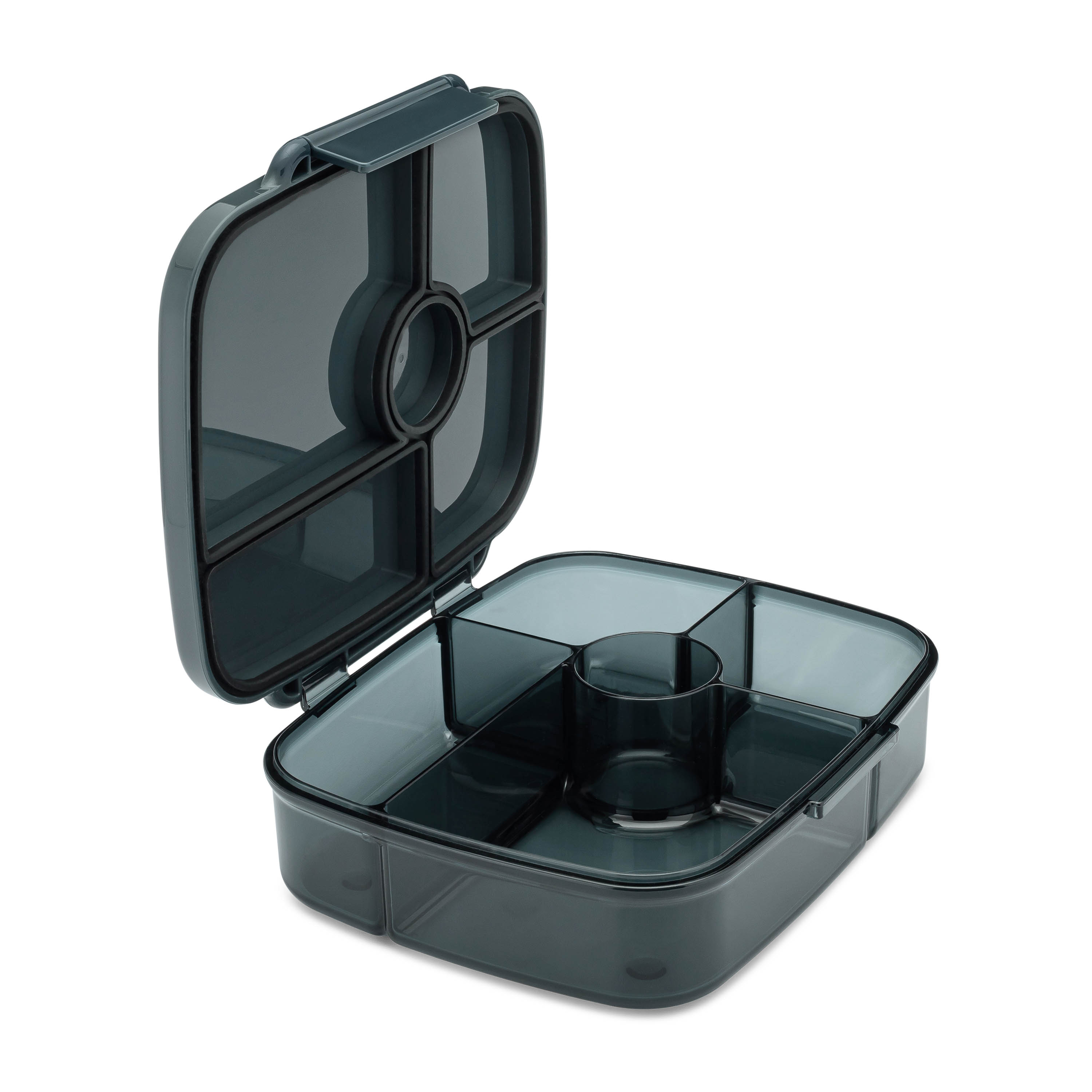 Yumbox - Go 5 Compartment Bento Lunch Box - Berlin Charcoal Grey