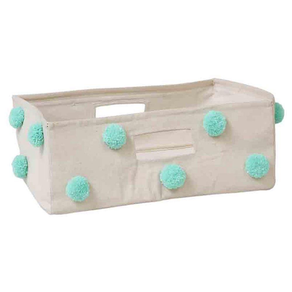 Mi Dulce An'ya - Pompom Rectangular Storage Basket