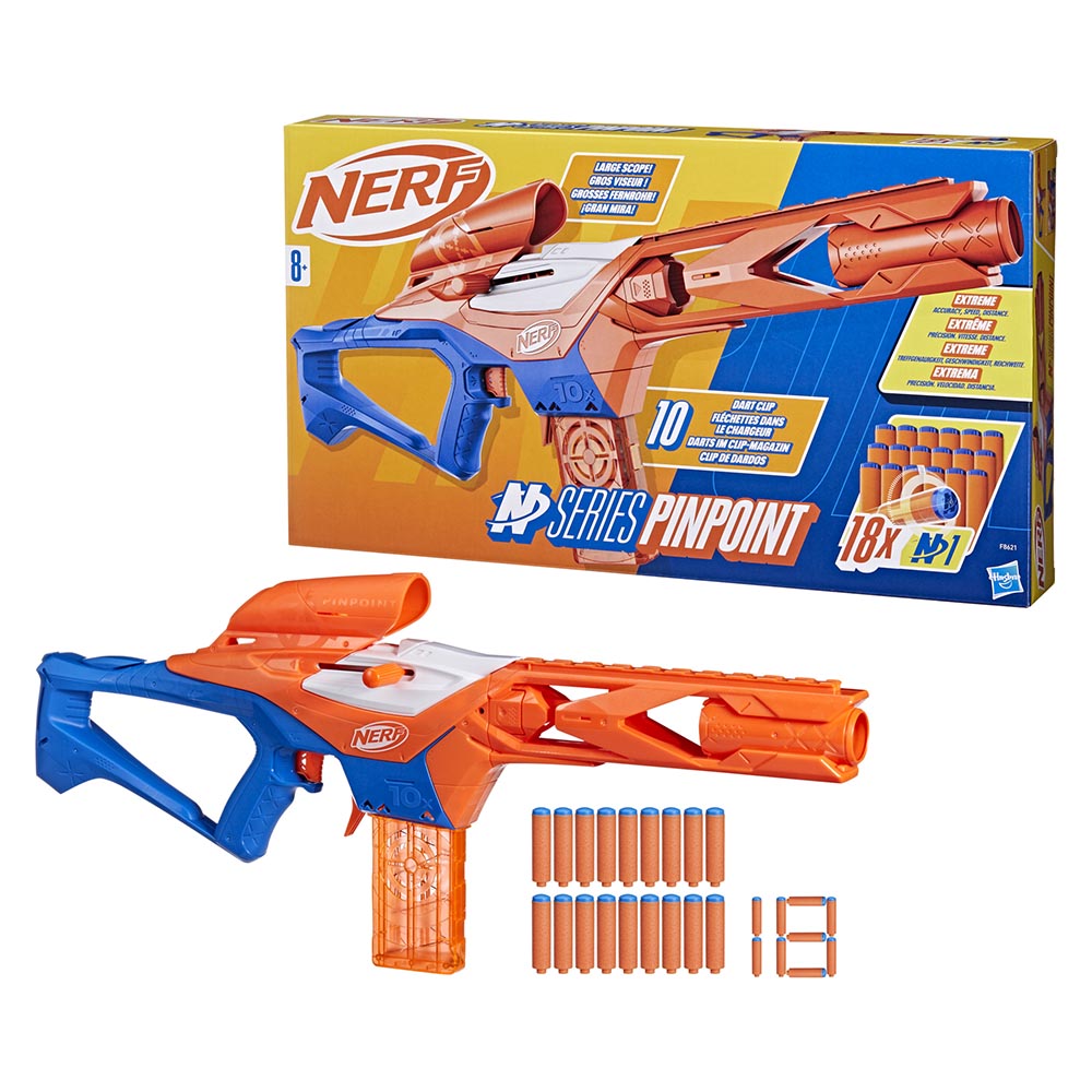 Nerf - N Series Pinpoint Dart Blaster With N1 Darts - 19 Pcs