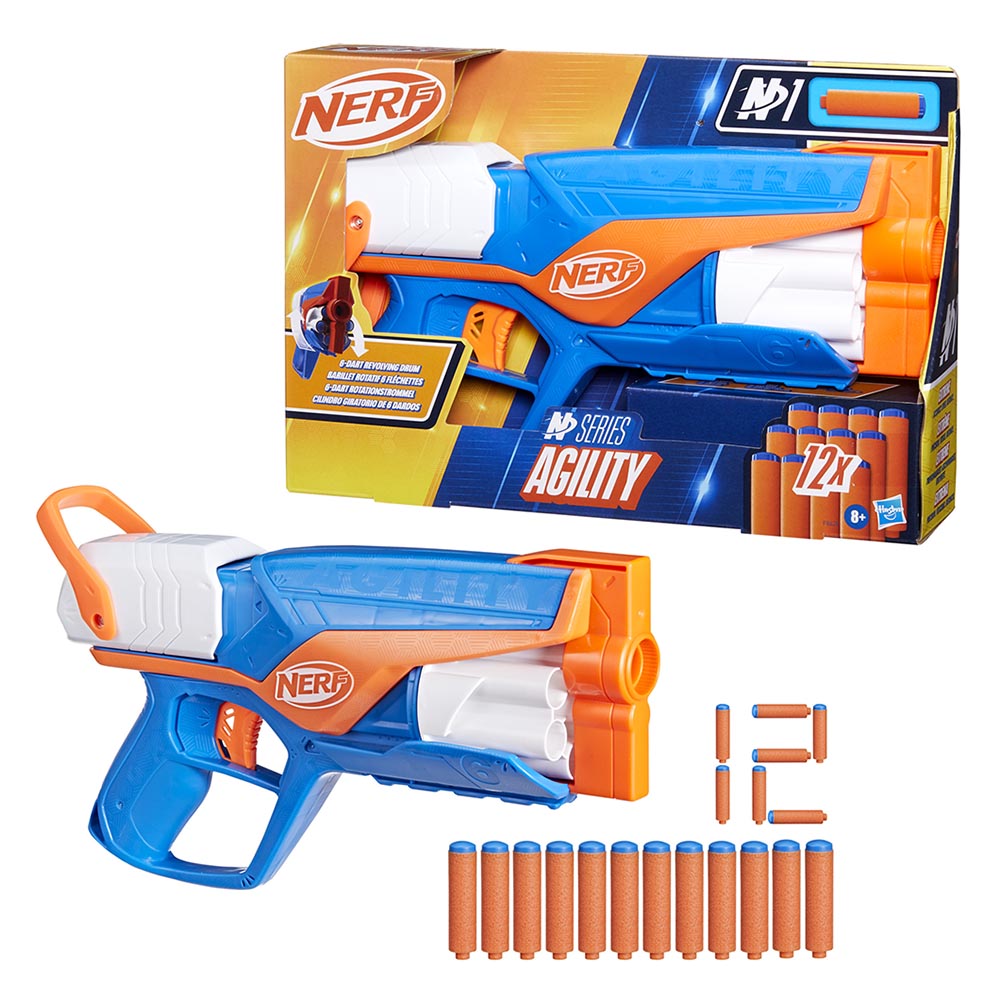 Nerf - N Series Agility Blaster With N1 Darts - 13 Pcs