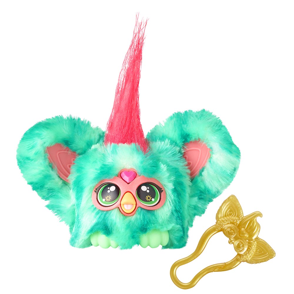 Furby - Mello-Nee Electronic Plush Toy With Sounds - Red/Green 