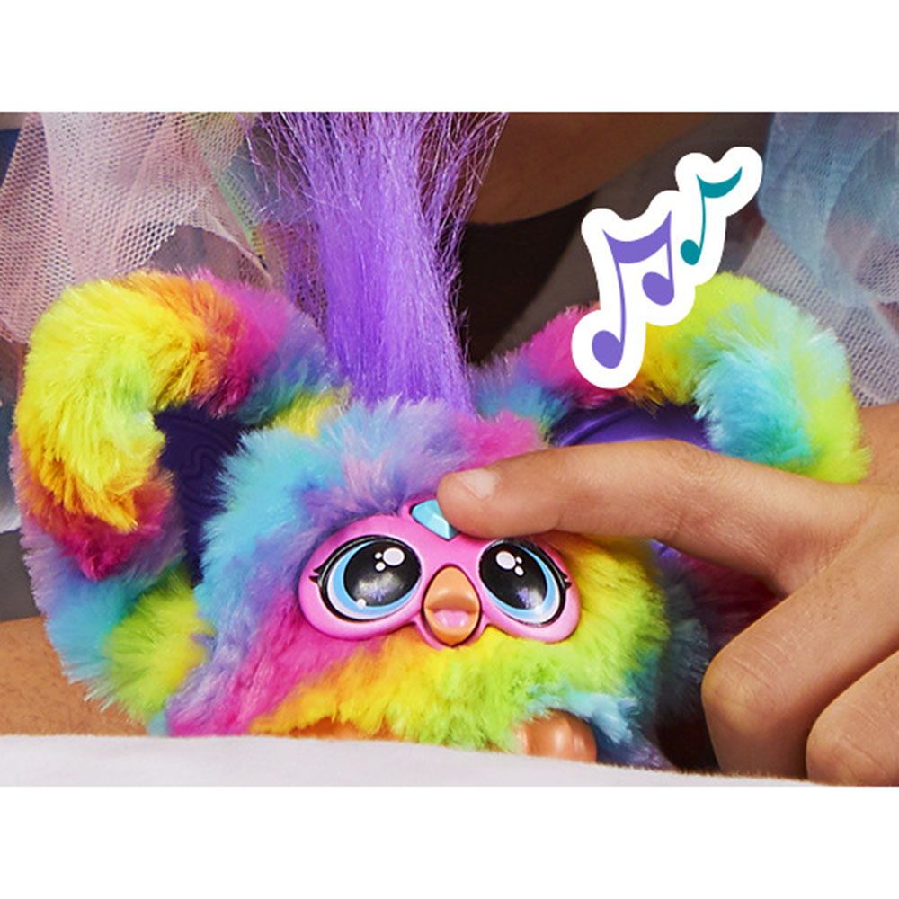 Furby - Ray-Vee Electronic Plush Toy With Sounds - Rainbow 