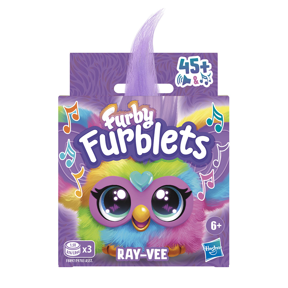 Furby - Ray-Vee Electronic Plush Toy With Sounds - Rainbow 