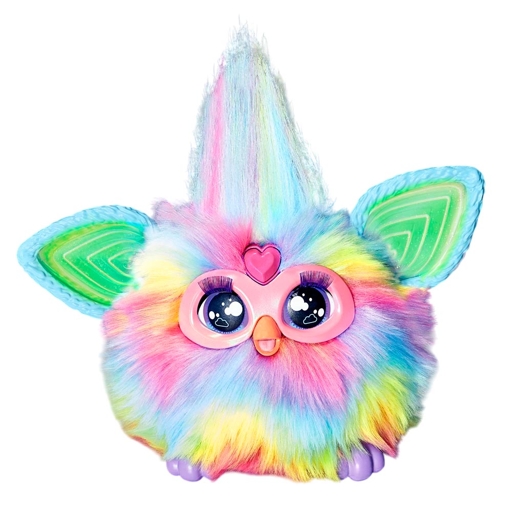 Furby - Tie Dye Interactive Plush Toy With Accessories - 16 Pcs