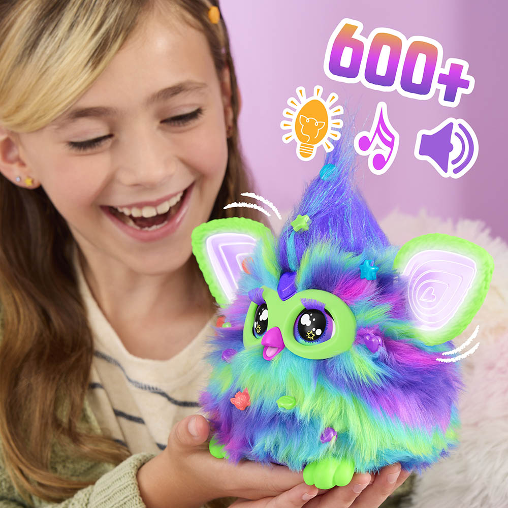 Furby - Glow In The Dark Interactive Toy Set - 16 Pcs