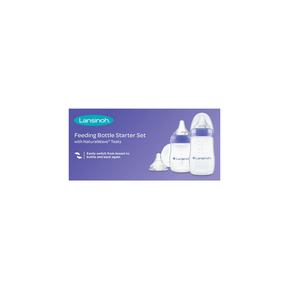 Lansinoh - Feeding Bottle Starter Kit - 6 Pcs