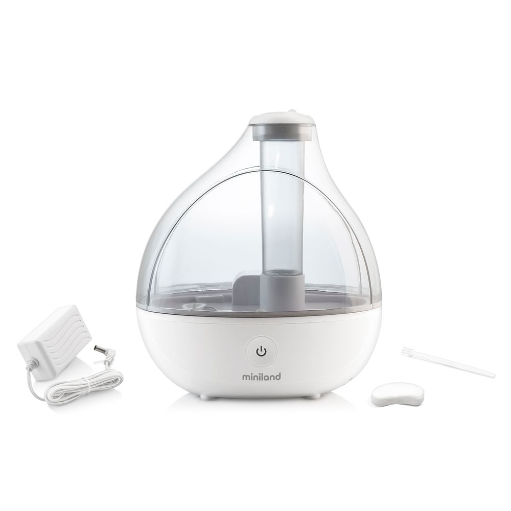 Miniland - Humidrop Ultrasonic Humidifier And Ionizer - White