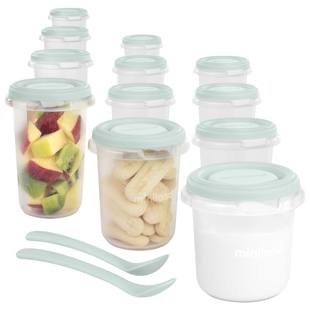 Miniland - Hermisized Airtight Containers - 12 Pc Set