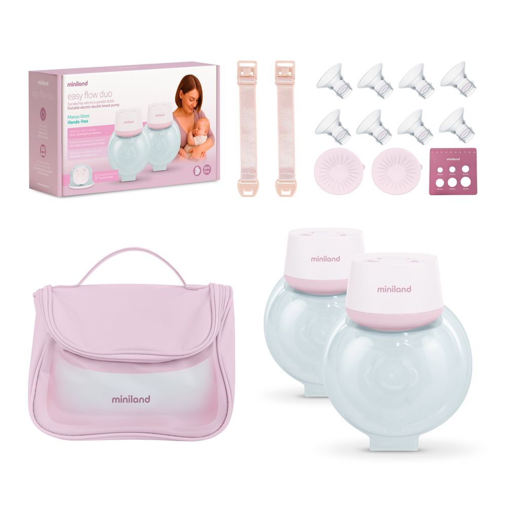 Miniland - Baby Easy Flow Duo Electric Breast Pump - White