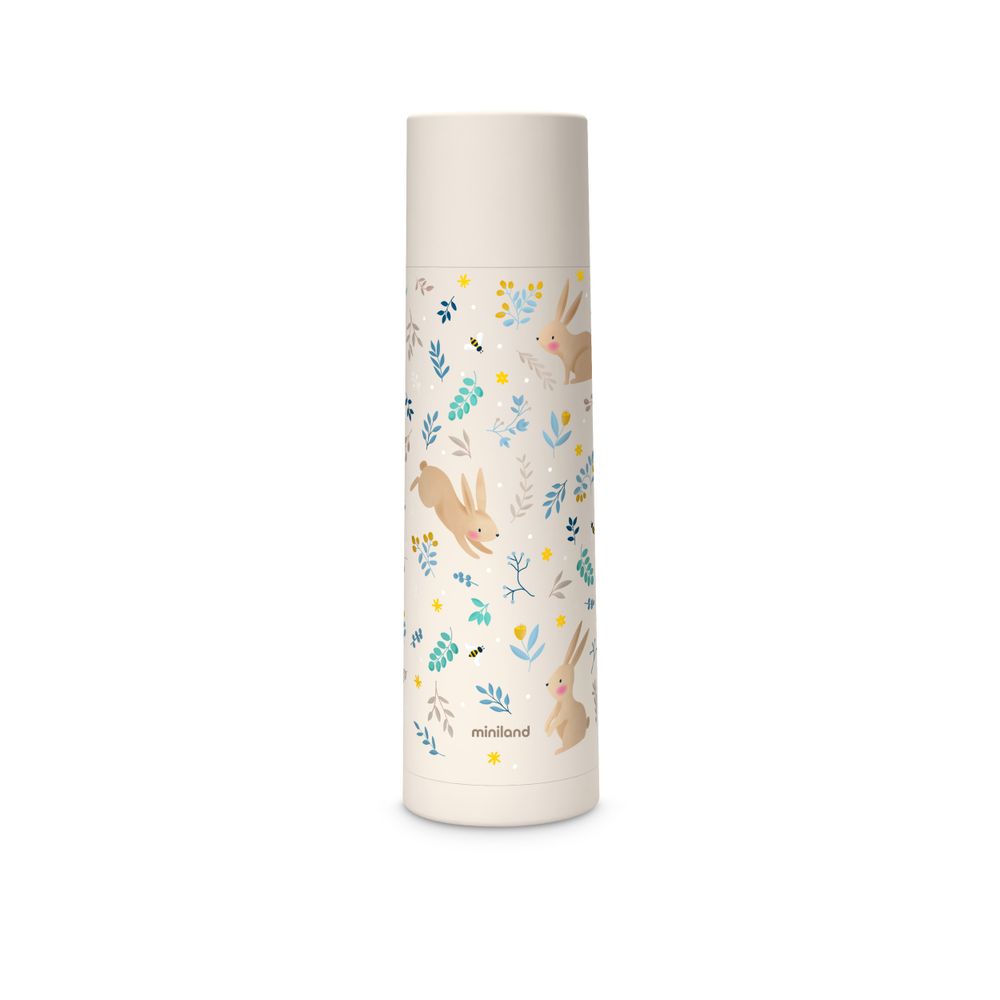 Miniland - Insulated Thermos Bottle - Rabbit - 500 ml