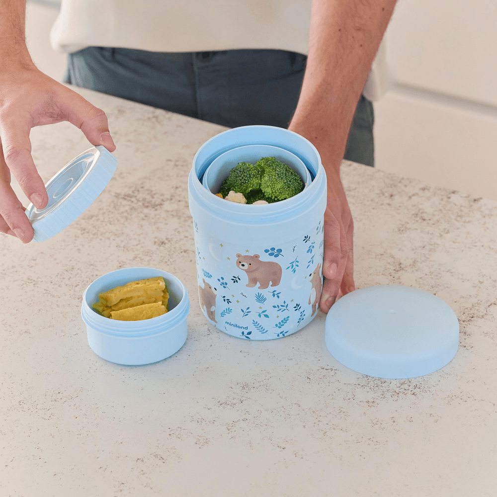 Miniland - Bear Food Thermetic - Blue
