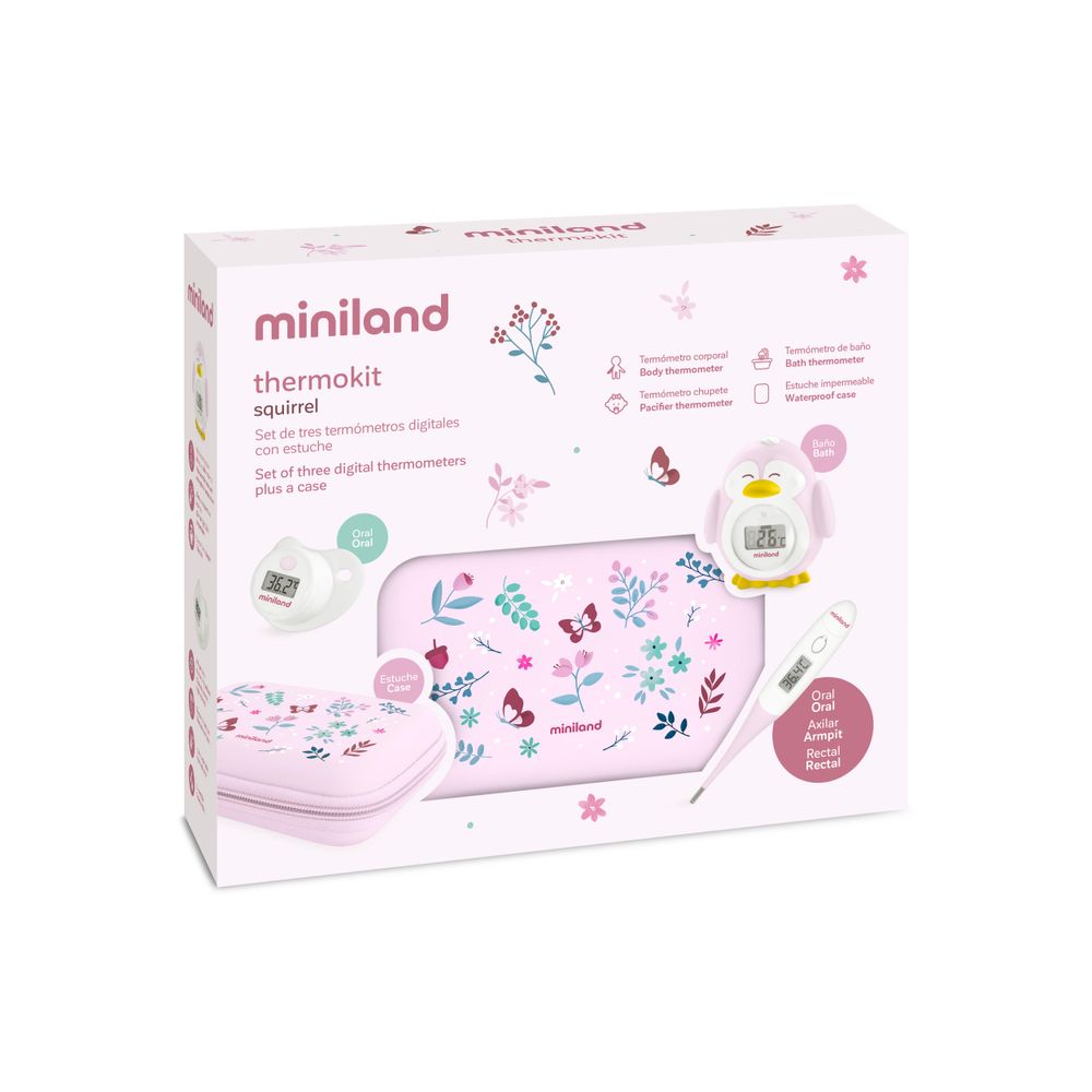 Miniland - Squirrel Thermokit - Pink