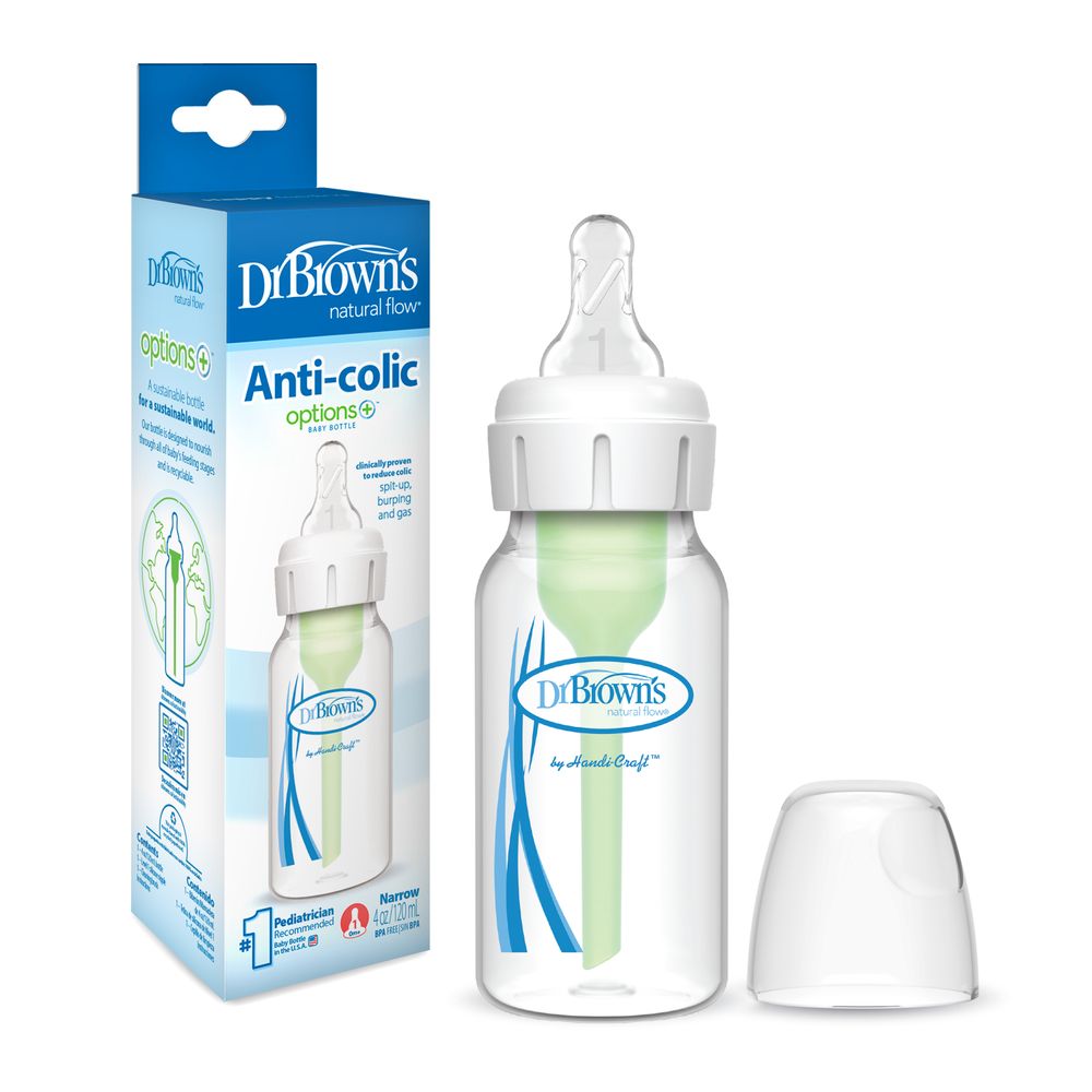 Dr. Browns - Narrow Anti-Colic Options+ Baby Bottle - 120 ml