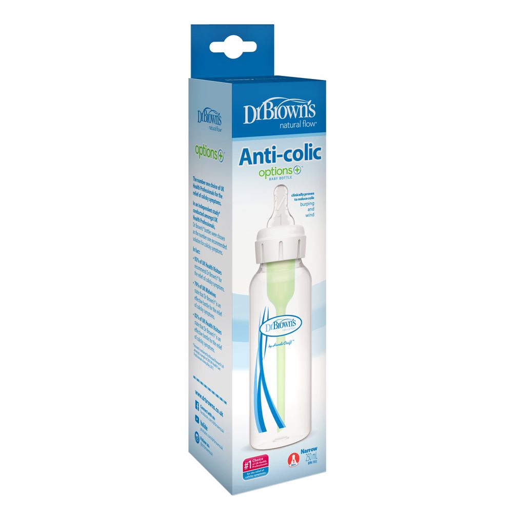 Dr. Browns - Narrow Anti-Colic Options+ Baby Bottle - 250 ml