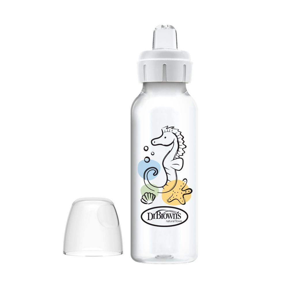 Dr. Brown's - Milestones Narrow Sippy Bottle - Clear
