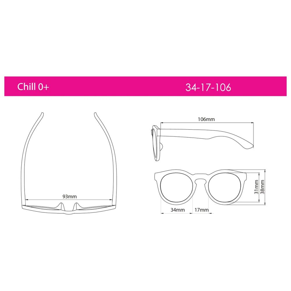 Real Shades Chill Smoke Lens Sunglasses Dusty - Rose