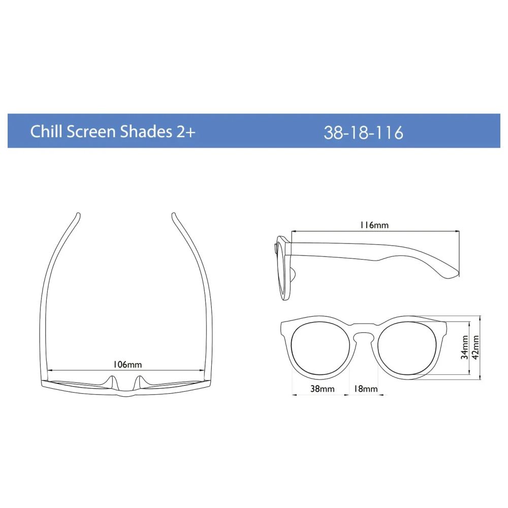 Real Shades Chill Smoke Lens Sunglasses Dusty - Rose