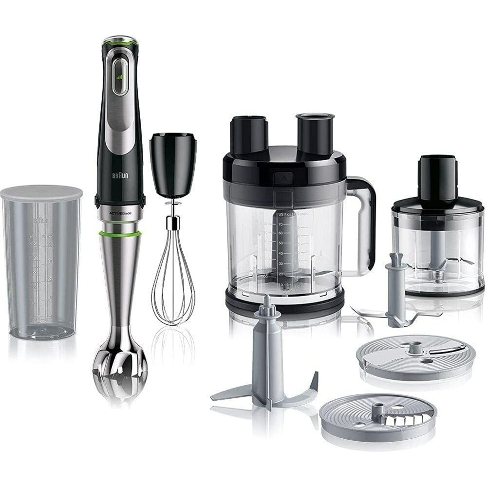 Braun MultiQuick 9 Hand Blender 1200 Watts Black - 9 pcs