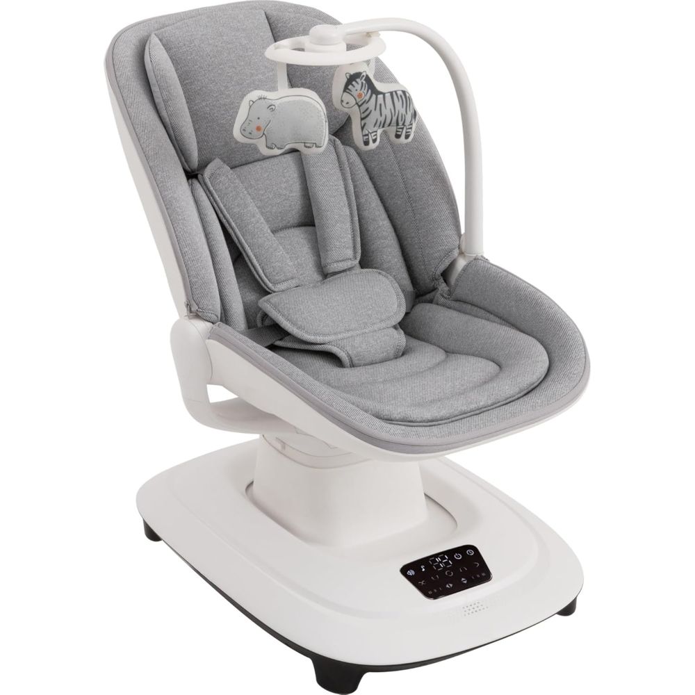 Mastela Deluxe Multi-Motion Baby Cradle - Light Grey