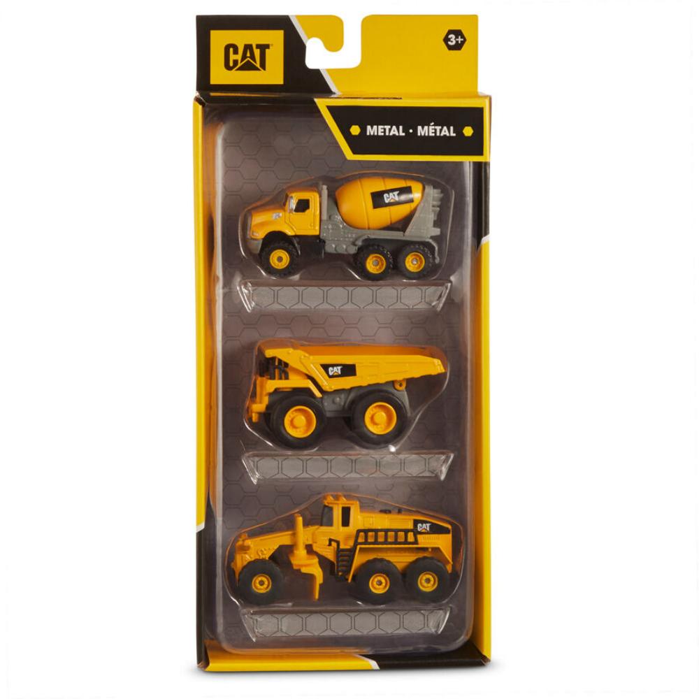 Cat - 4-inch Die Cast Metal 3 Pack - Assorted