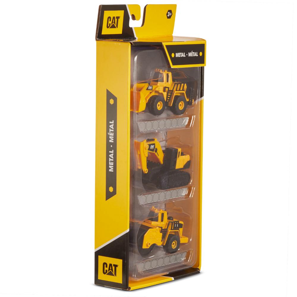 Cat - 4-inch Die Cast Metal 3 Pack - Assorted