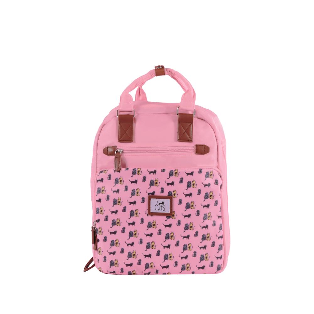 Biggdesign - Cats Laptop Backpack - Pink - 15-Inch/38.5cm