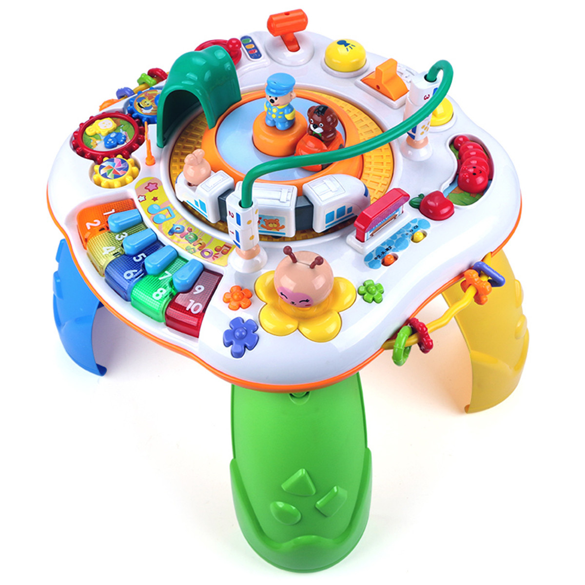 Goodway - Baby Activity Table With Piano Keys & Interactive Toys