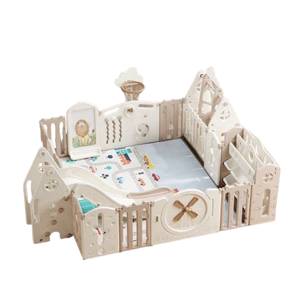 Megastar - Windmill Multi-Activity Baby Playpen - Beige