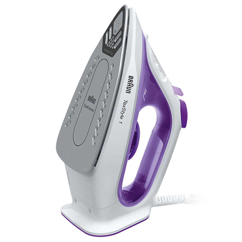 Braun TexStyle 1 Steam Iron Violet/White - 2000 W