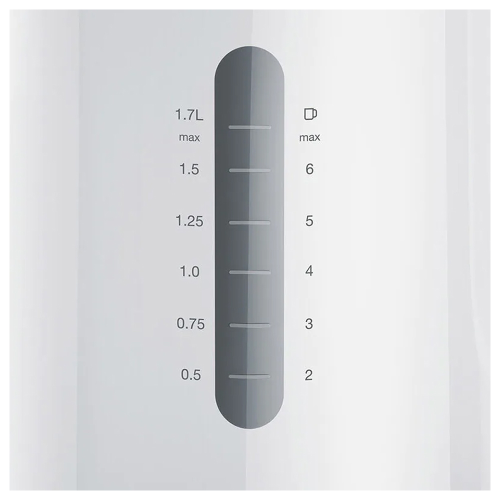 Braun Breakfast1 Water Kettle White - 1.7 L