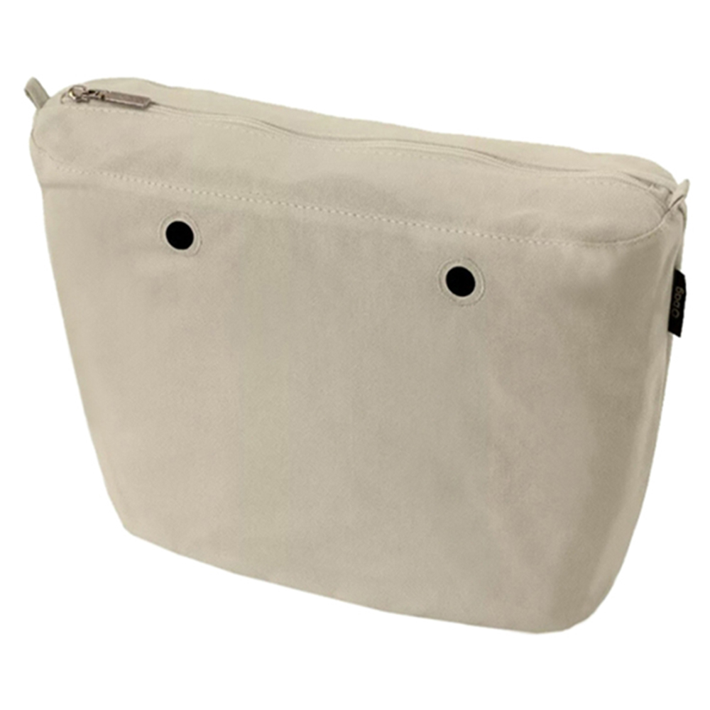 O Bag - Classic XL Bag With Inner Canvas Fabric & Long Rope Handle - Rosa Smoke