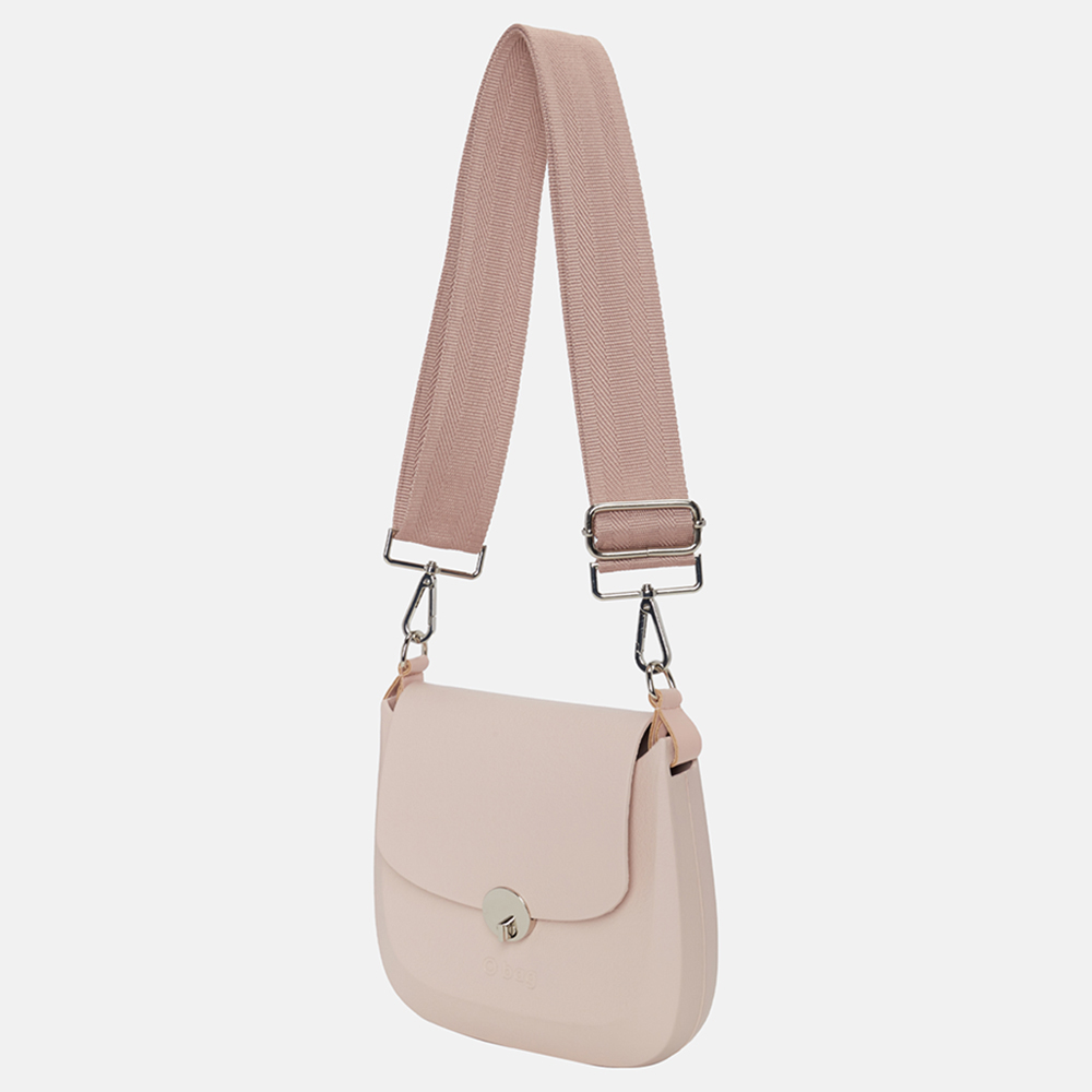 O Bag - Chase Cross Body Bag With Adjustable Shoulder Strap - Rosa Smoke