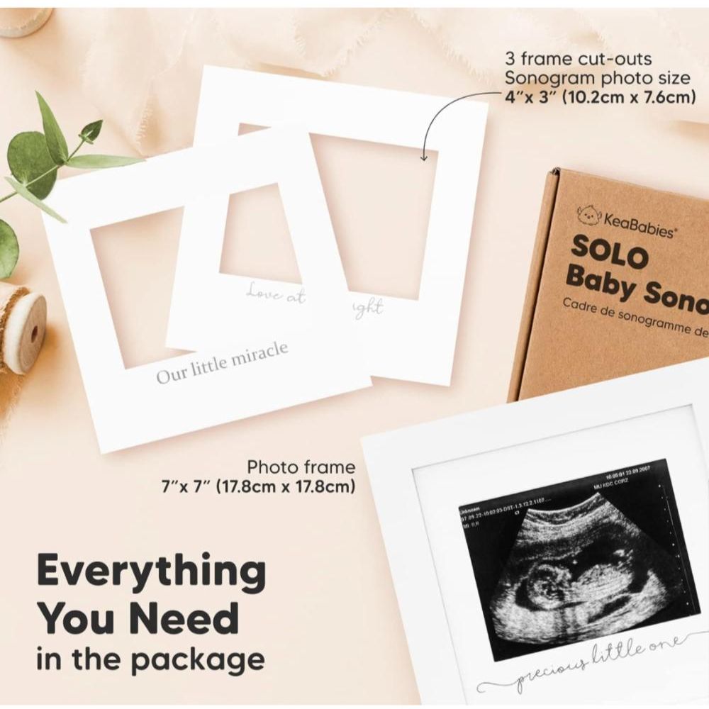 Keababies - Sonogram Frame - Alpine White