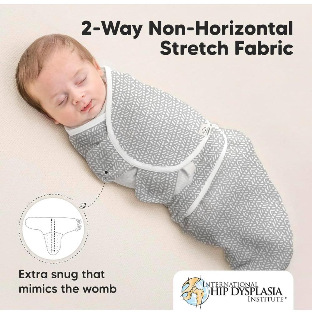 Keababies - Soothe Swaddle Wrap - 3pcs - Nordic - L
