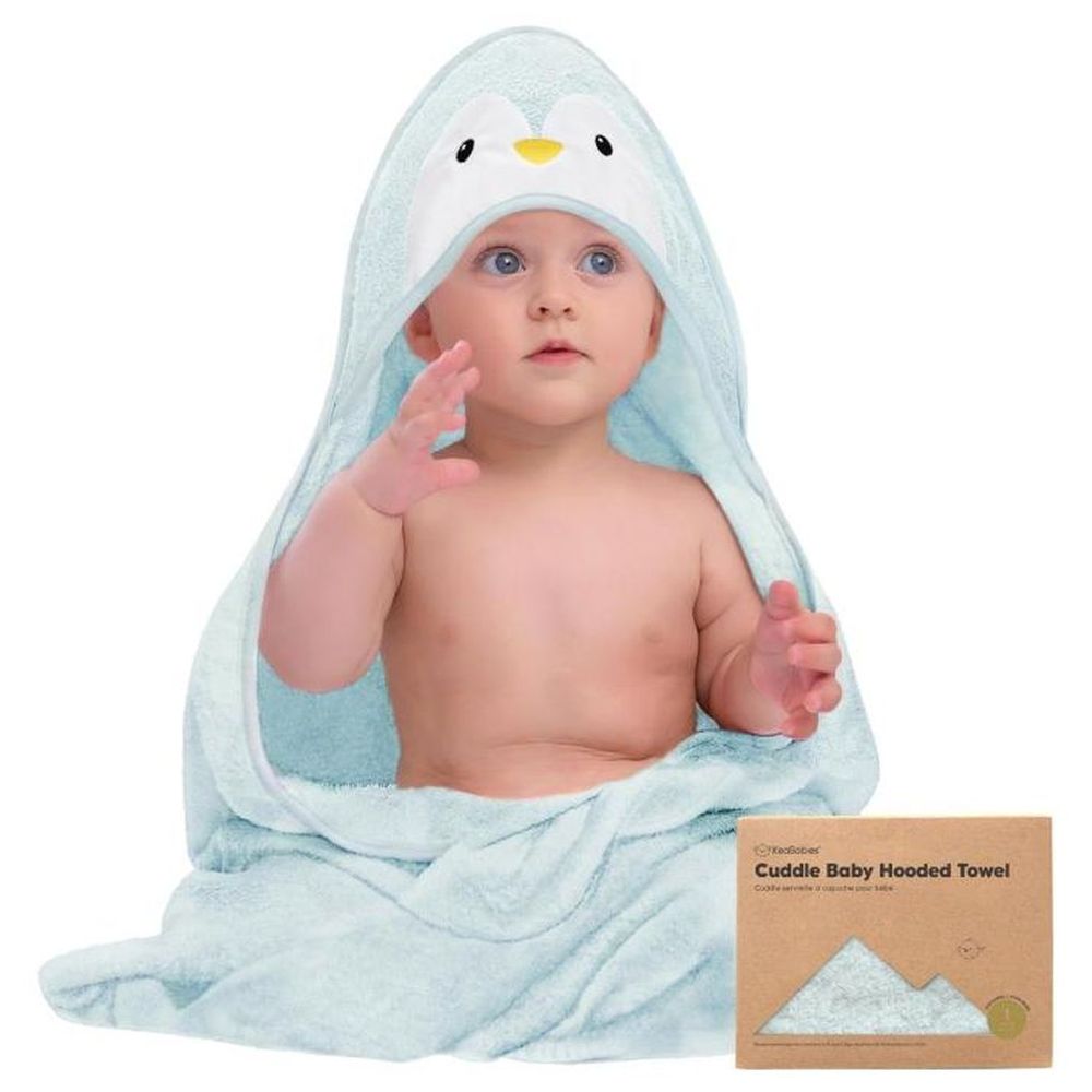Keababies - Cuddle Hooded Towel - Penguin
