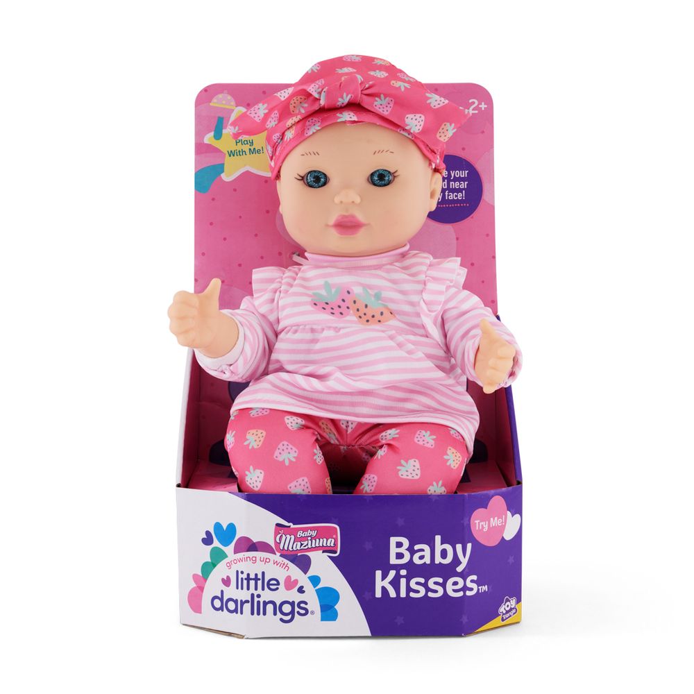 Baby Maziuna - Little Darlings Baby Kisses Doll - Multicolor - 12-Inch