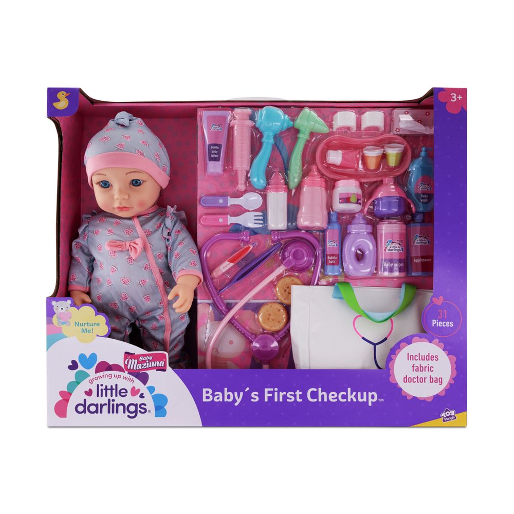 Baby Maziuna - Baby's First Check Up Playset - Multicolor - 31 Pcs