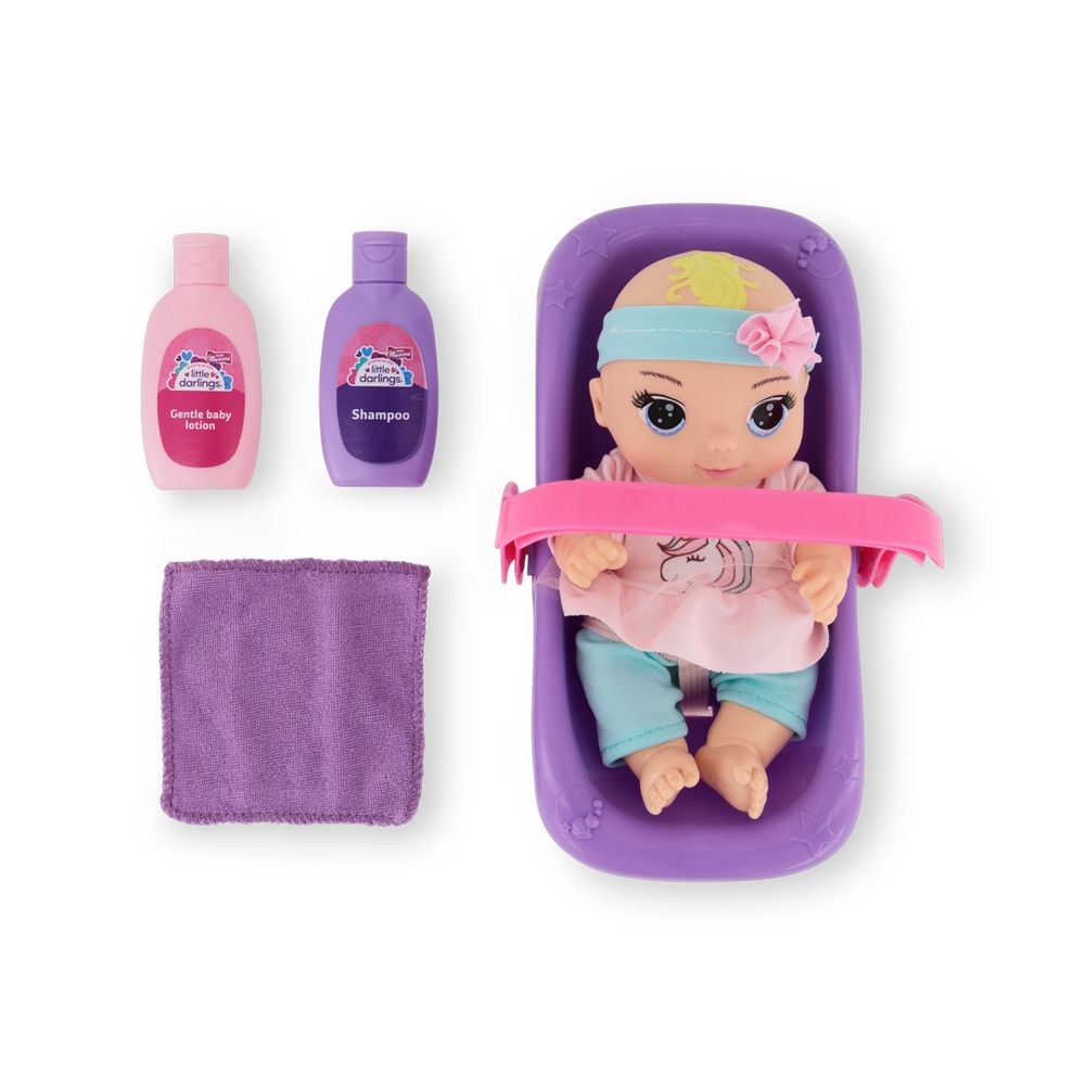 Baby Maziuna - Tote Along Baby Doll Playset - Multicolor - 8 Pcs