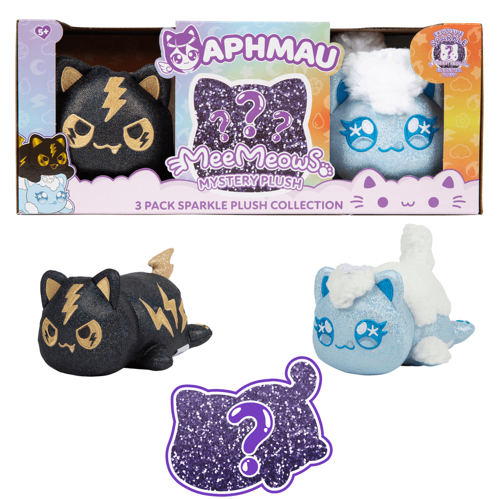 Aphmau - MeeMeows Mystery Plush - Style May Vary - Pack Of 3 - 15.2 cm