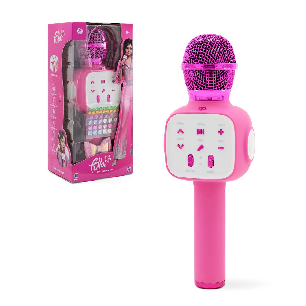 Fulla - Microphone Musical Toy Set - Pink