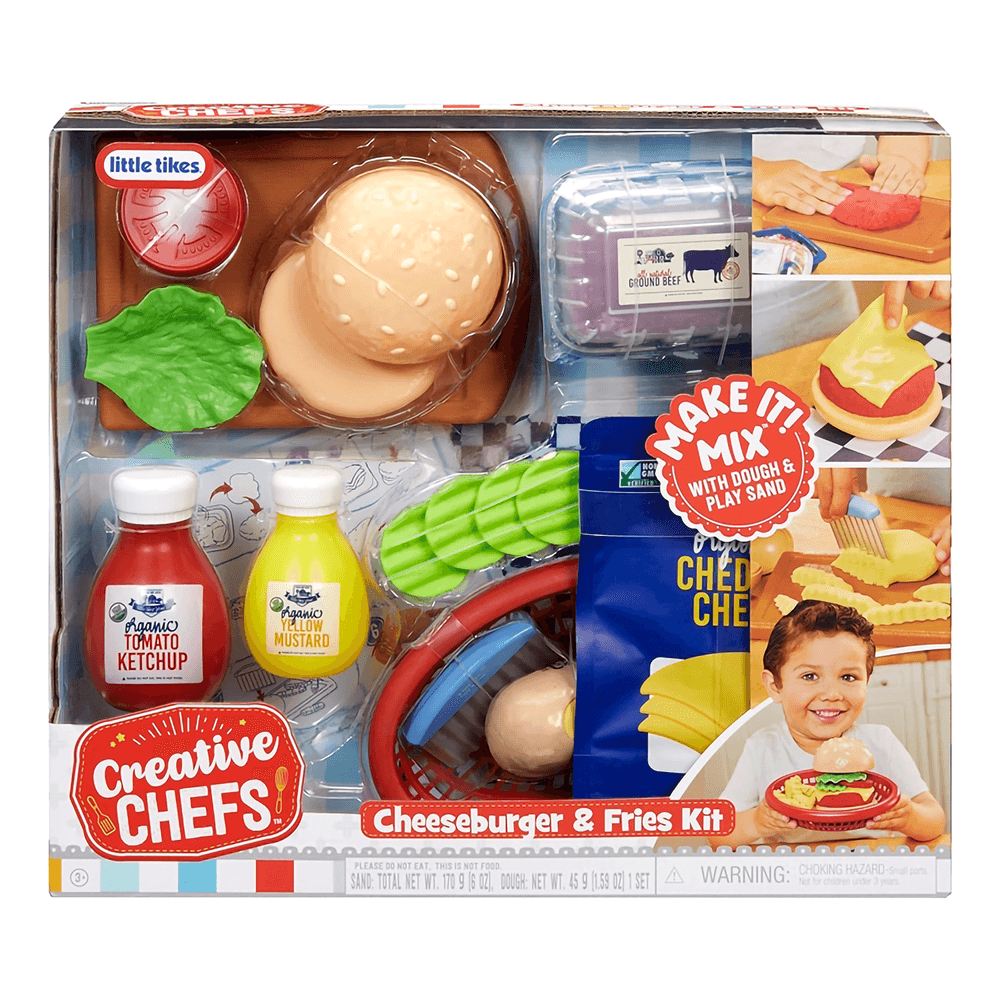 Little Tikes - Creative Chefs Cheeseburger & Fries Kit - 22 Pcs