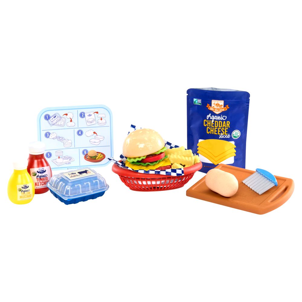 Little Tikes - Creative Chefs Cheeseburger & Fries Kit - 22 Pcs